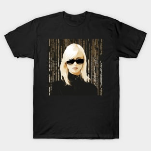 Futuristic Portrait: Embrace the Matrix-Inspired Aesthetic T-Shirt